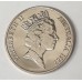 AUSTRALIA 1987 . TWENTY 20 CENTS COIN . PLATYPUS